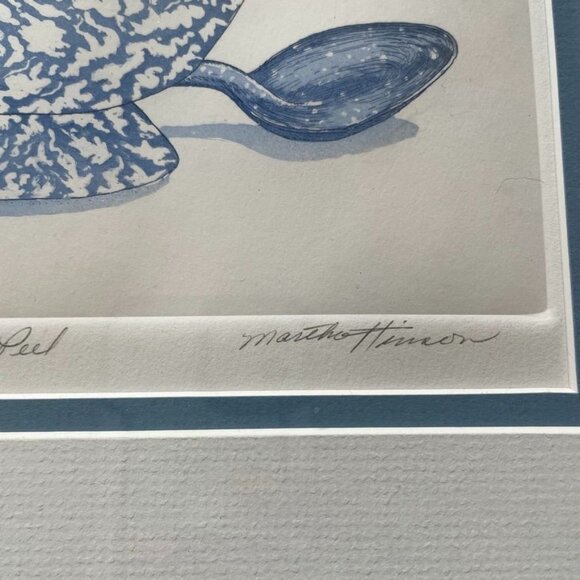 Martha Hinson Framed Matted Wall Art Eye A Peel Signed Limited Print 241 350 u - Picture 6 of 6